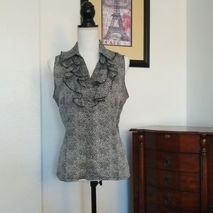 Tahari Ruffled Blouse